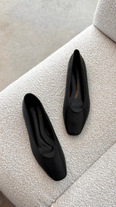 Suzie Ballet Flats - Black