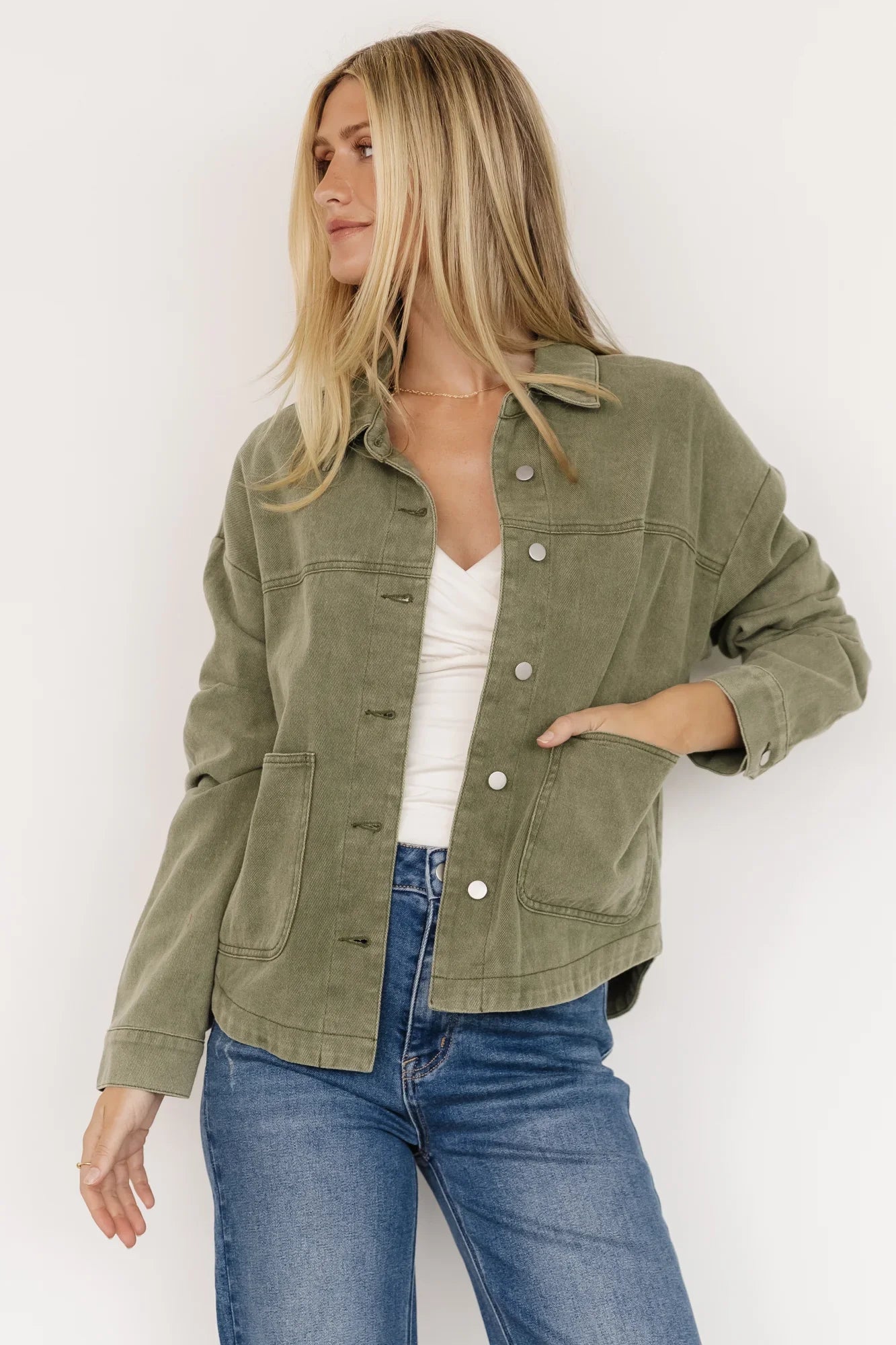 Finn Lightweight Jacket | Olive